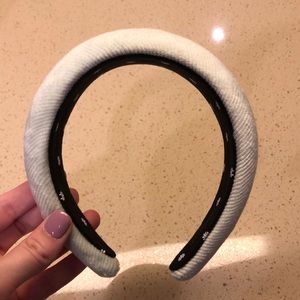 Lele Sadoughi Velvet Headband - Mint color